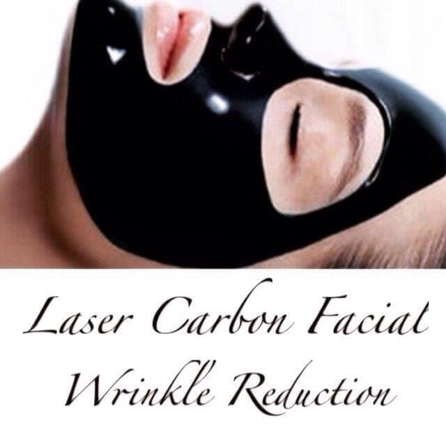 Laser carbon facial wrinkle reduction (black & white doll) facial